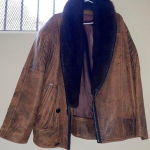 Genuine Leather/Fur Coat